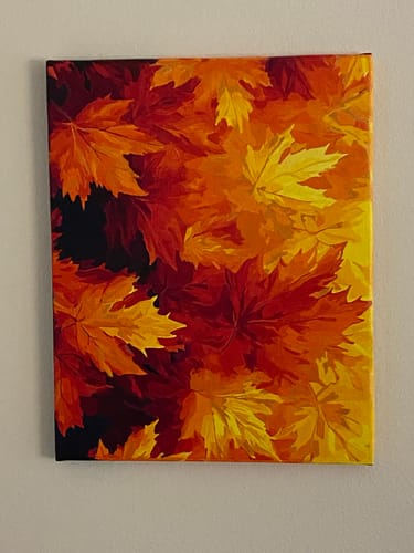 Customer photo review of Vivid Leaves