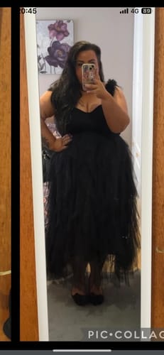 Customer photo review of The Loose Wave HD Fibre 24" Lace U Part Wig