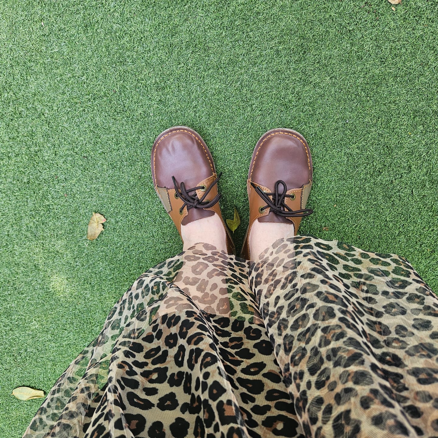 Customer photo review of Genuine leather Multi Color Pumps