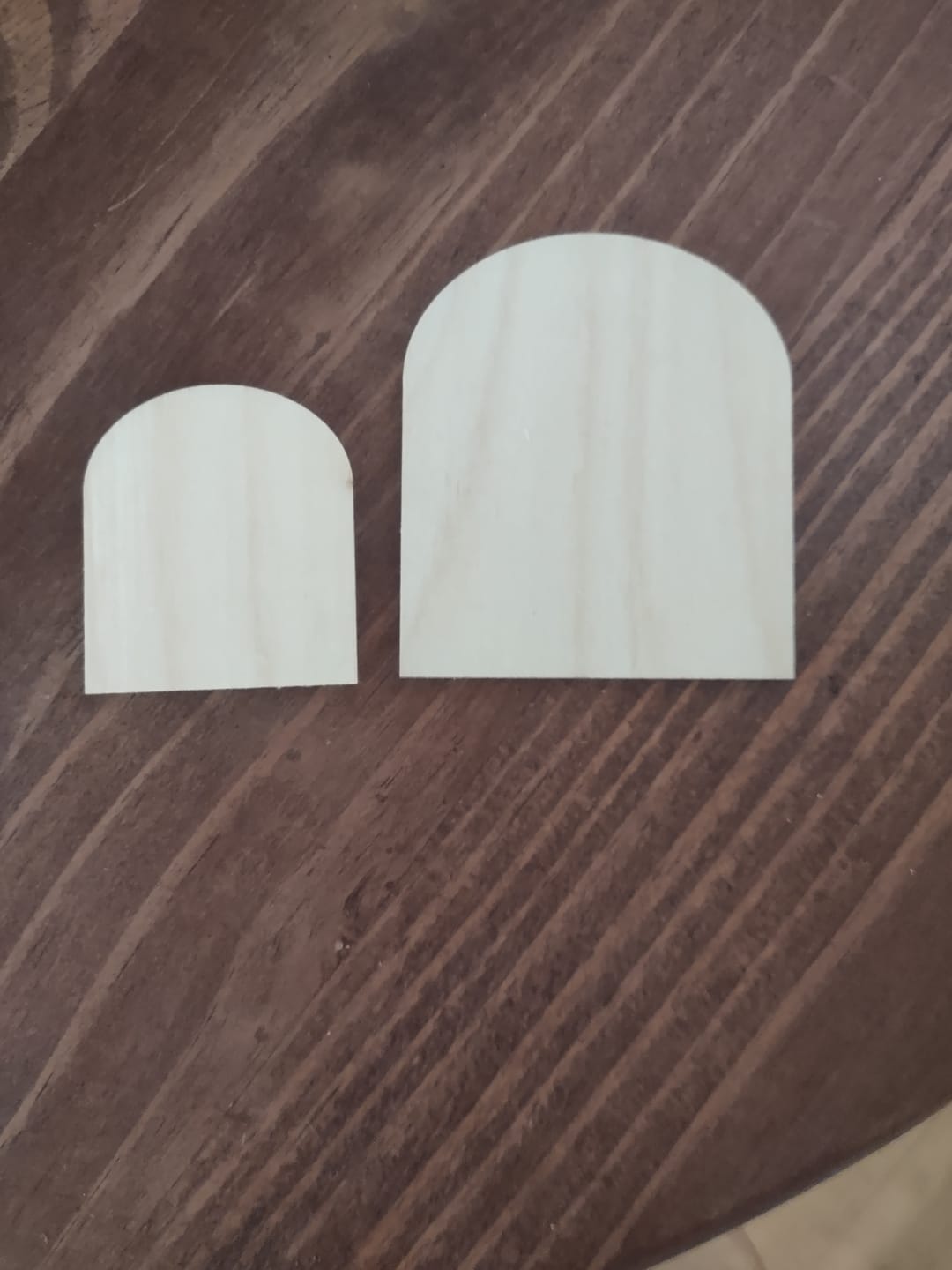 Customer photo review of Unfinished Wood Arch Shape - Craft - up to 46" DIY