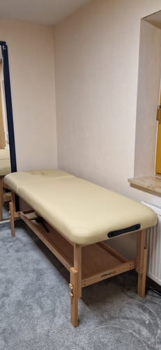 Customer photo review of Holzmassageliege Alexa