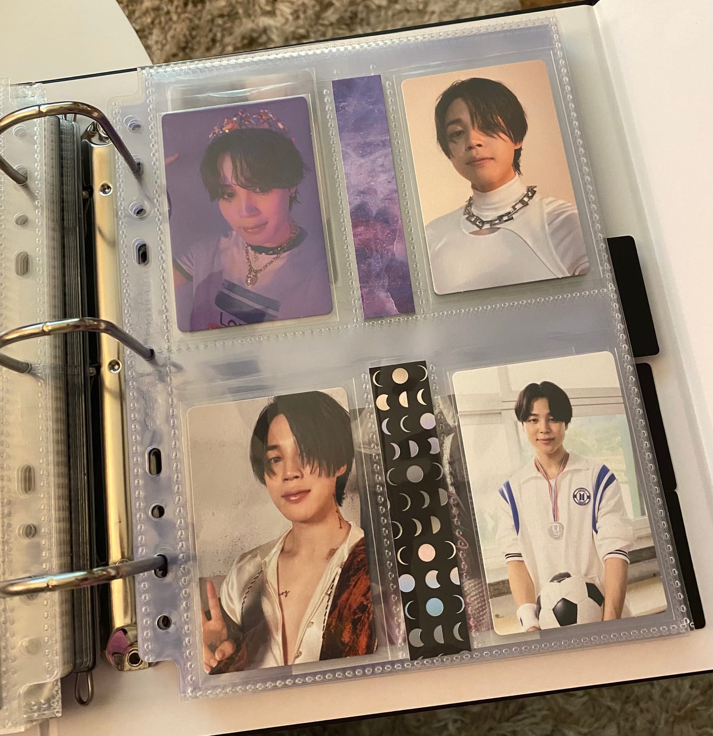 Customer photo review of Custom A5 4-Pocket Pages - Double Sleeve - Clear