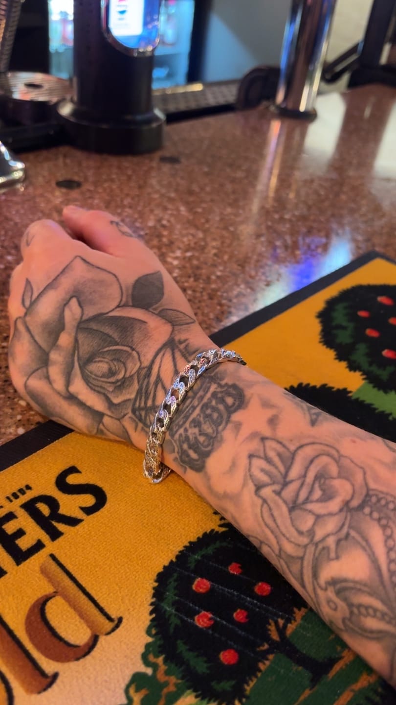 Customer photo review of ANCIENT CUBAN. - 925 STERLING SILVER