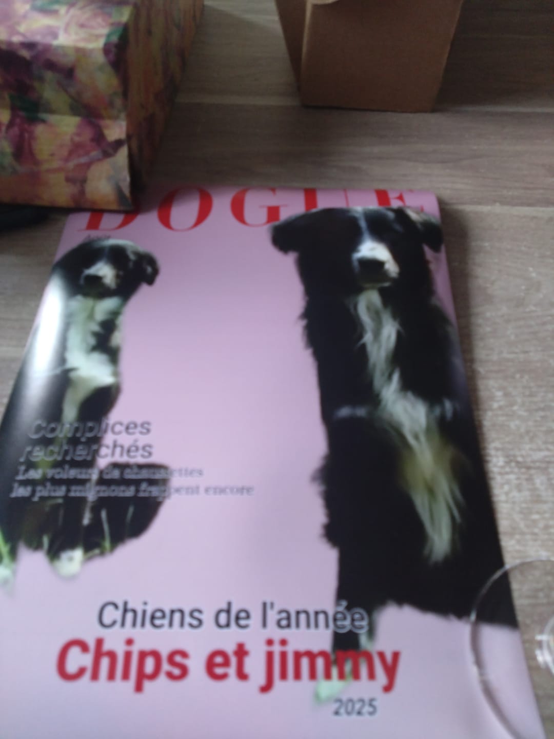 Customer photo review of Dogue - Poster personnalisé