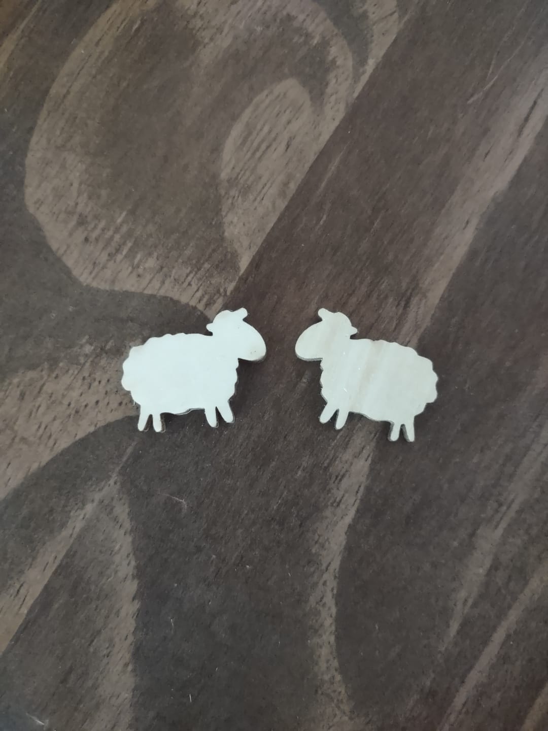 Customer photo review of Unfinished Wood Cute Sheep Shape - Craft - up to 46"
