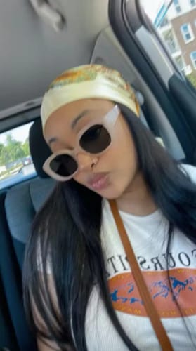 Customer photo review of Headband Wig Human Hair Bone Straight Human Hair Wigs Full Machine Made Peruvian Human Hair Wigs For Black Women Easy to Go 180%