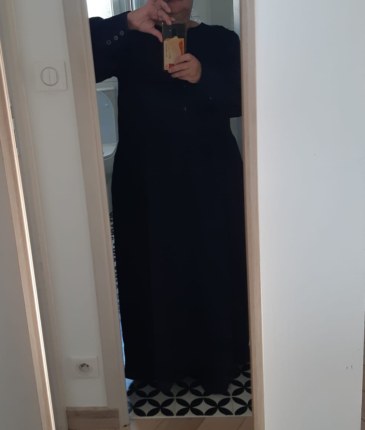 Customer photo review of Robe Isis - jacquard coton/lin marine
