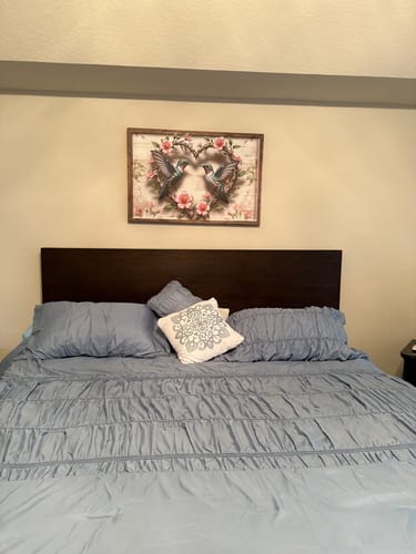Customer photo review of 3D Hummingbirds Wall Art II