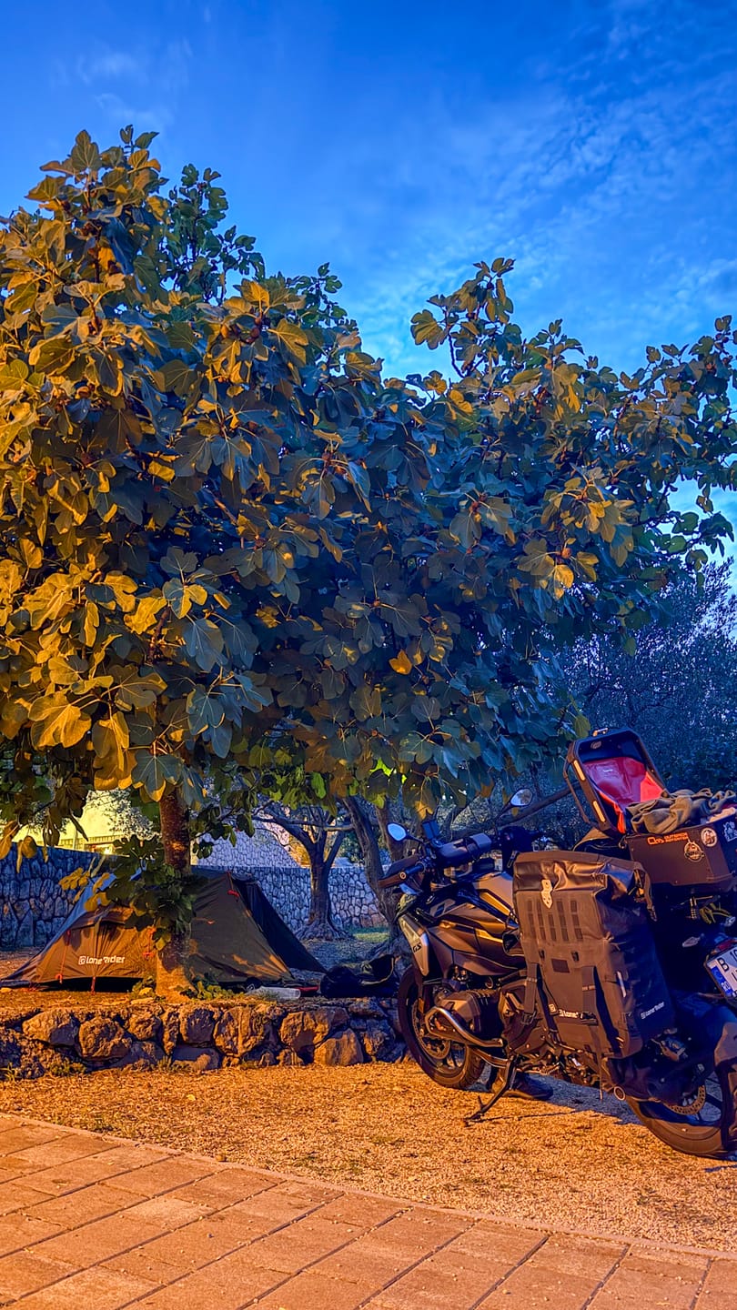 Customer photo review of ADV Tent - Adventure Motorcycle Tent
