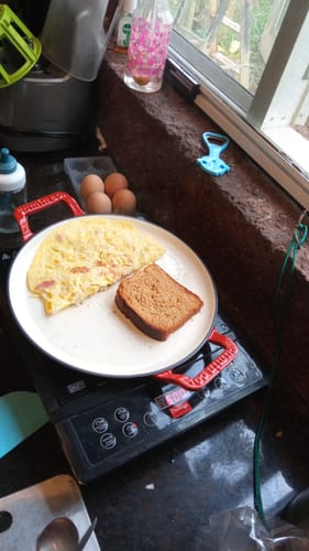 Customer photo review of No. 11 Enamel Cast Iron Dosa Tawa