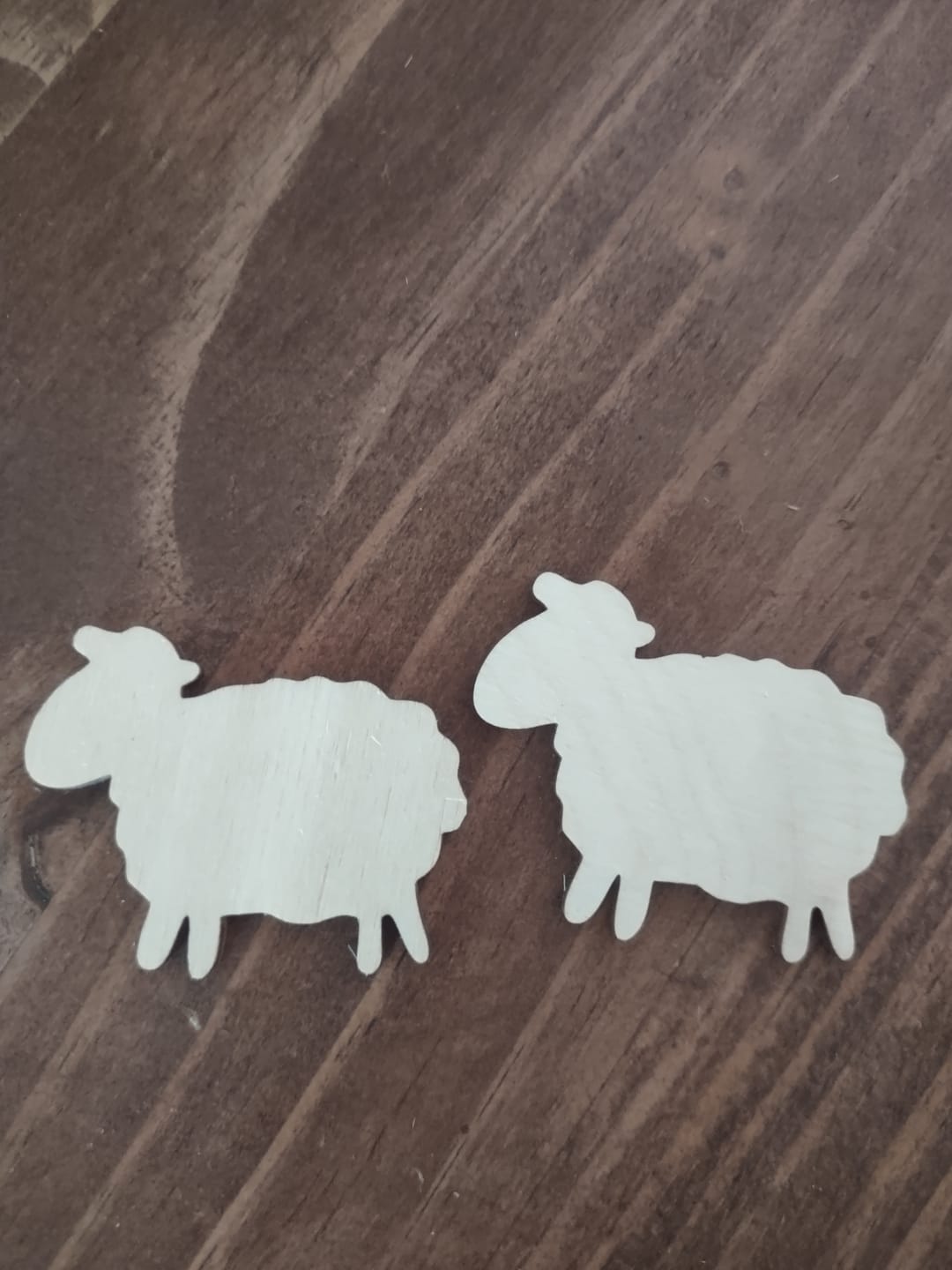 Customer photo review of Unfinished Wood Cute Sheep Shape - Craft - up to 46"