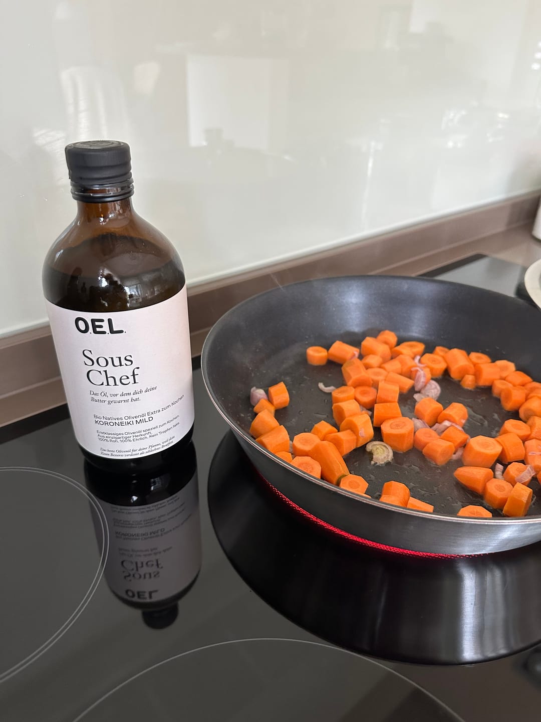 Customer photo review of Sous Chef 0,5 l Glasflasche - Bio Natives Olivenöl Extra