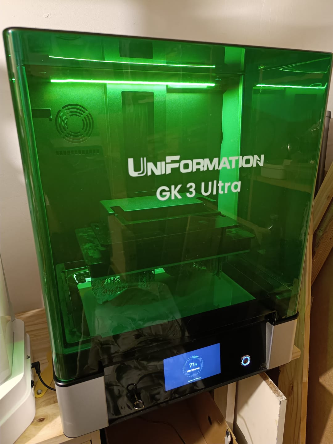 Customer photo review of UniFormation 16K Resin Printer GK3 Ultra