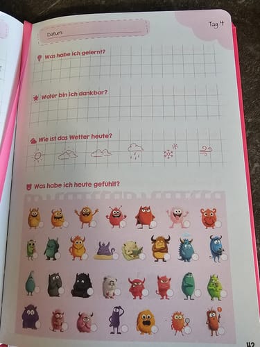 Customer photo review of Edubini Gefühlstagebuch für Kinder