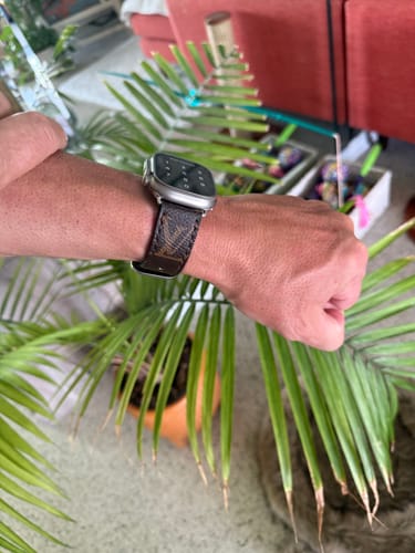 Customer photo review of Custom classic Apple watch band