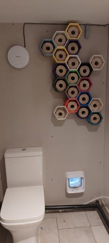 Customer photo review of Unbleached Bamboo Toilet Paper