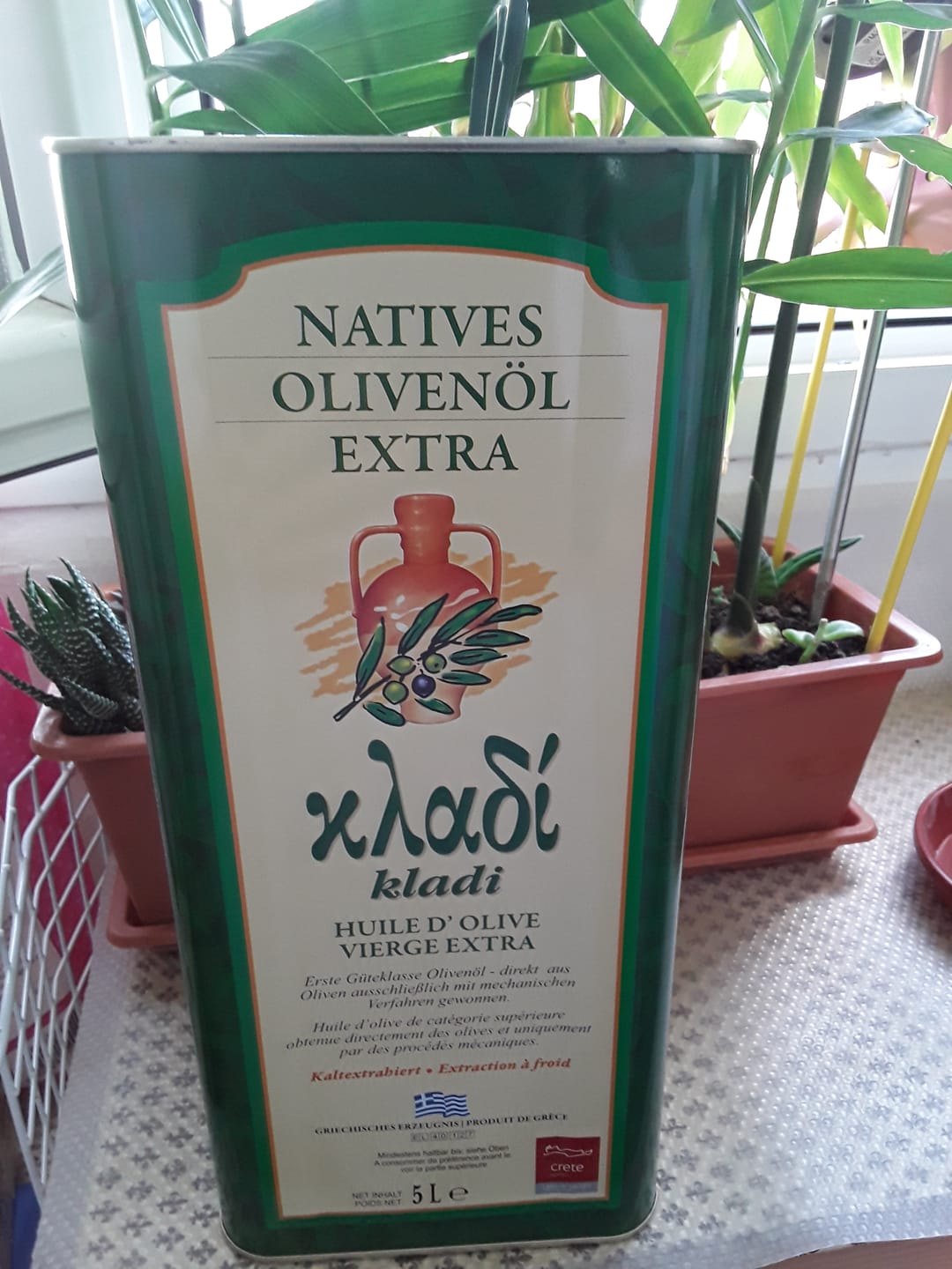 Customer photo review of Ulei de măsline extravirgin, Kladi, 5l - presat la rece - Creta, recolta '24/'25