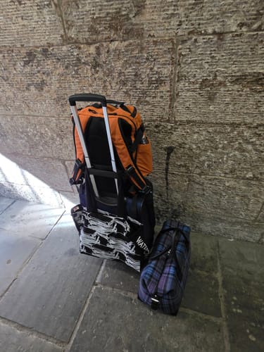 Customer photo review of Blast Travel Backpack