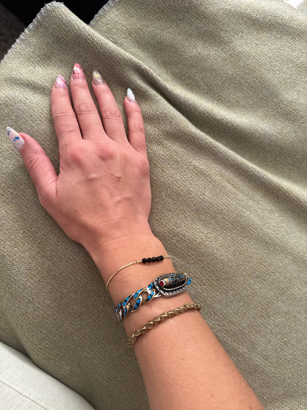 Customer photo review of Turmalin Armband - Schutz