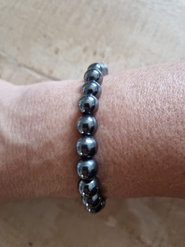 Customer photo review of Bracelet Hématite "Calme Interieur"