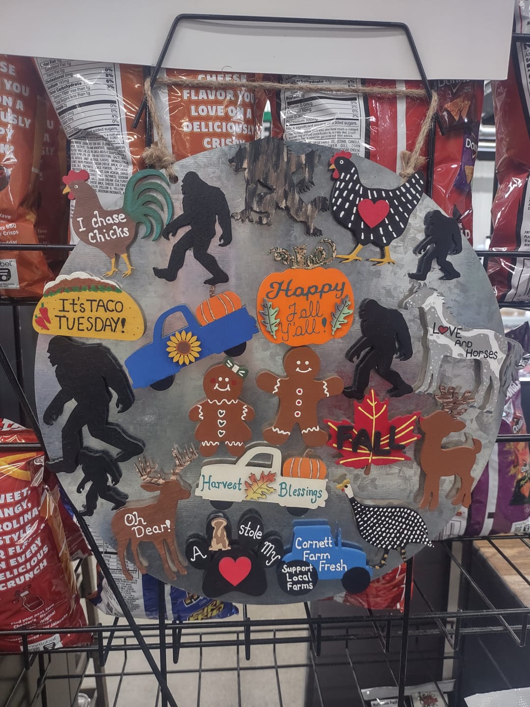 Customer photo review of Unfinished Wood Bigfoot Sasquatch Silhouette - Craft- up to 46" DIY