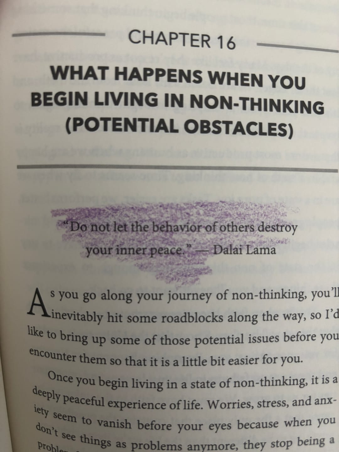 Customer photo review of Don't Believe Everything You Think: Why Your Thinking Is The Beginning & End Of Suffering