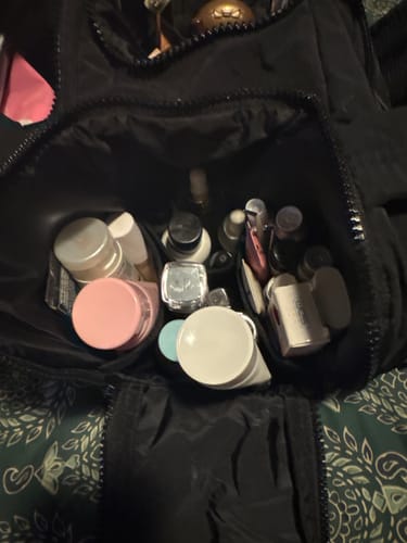 Customer photo review of Zora Spacesaver 4-in-1 Puffy Multi-Functional Toiletry Bag
