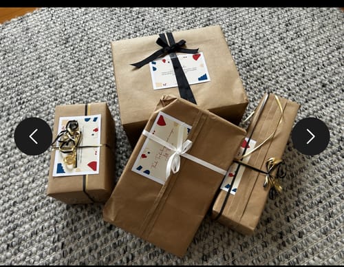 Customer photo review of Gift Wrap & Message