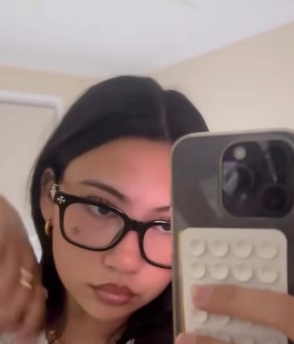 Customer photo review of Luxoro Chrome Glasses™