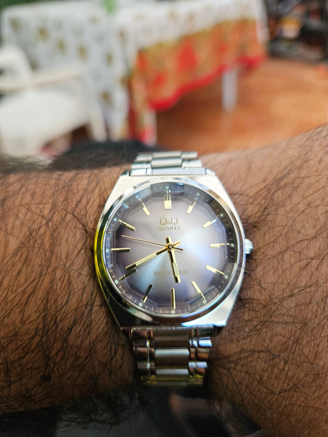 Customer photo review of Reloj Q&Q JDM QB78-202 Cristal Mineral Biselado 36mm