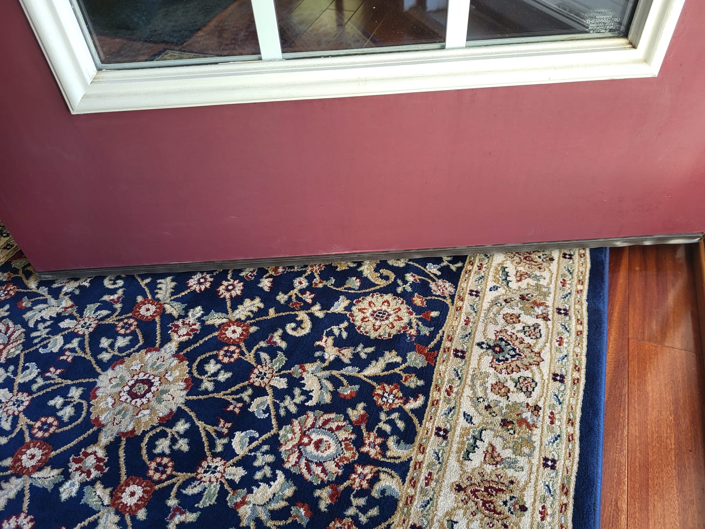 Customer photo review of Universal 7/8" Between Darts Drive-On Door Sweep (single bulb)