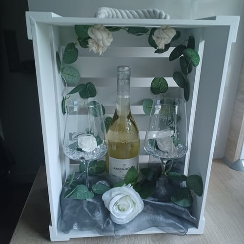 Kundenbewertung mit Foto zu Leonardo Weingläser mit Gravur im "Wedding" Design als Set