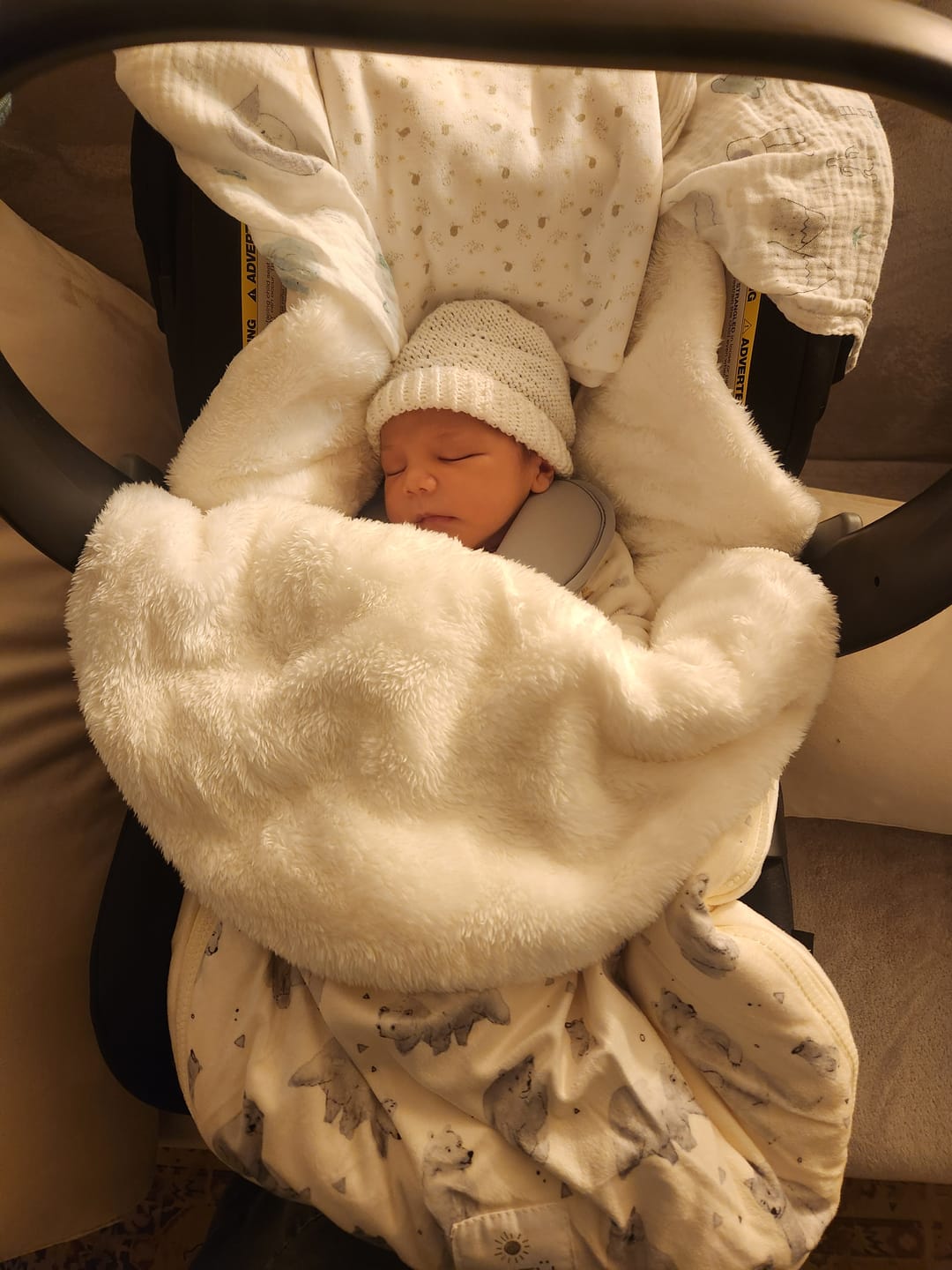 Customer photo review of Saco de Coche Osos Antu Baby
