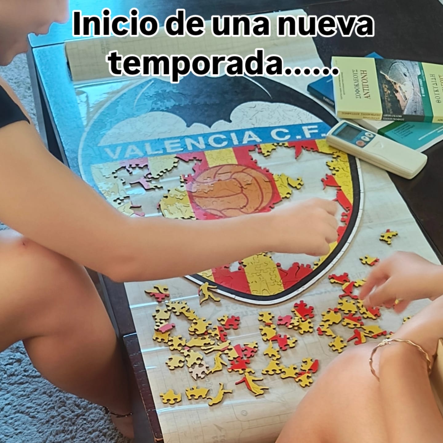 Customer photo review of Valencia CF® Logo - Wooden Puzzle