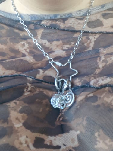 Customer photo review of Pisces Charm Silver