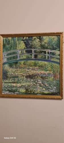 Customer photo review of Water Lilies and Japanese Bridge, 1899 by Claude Monet
