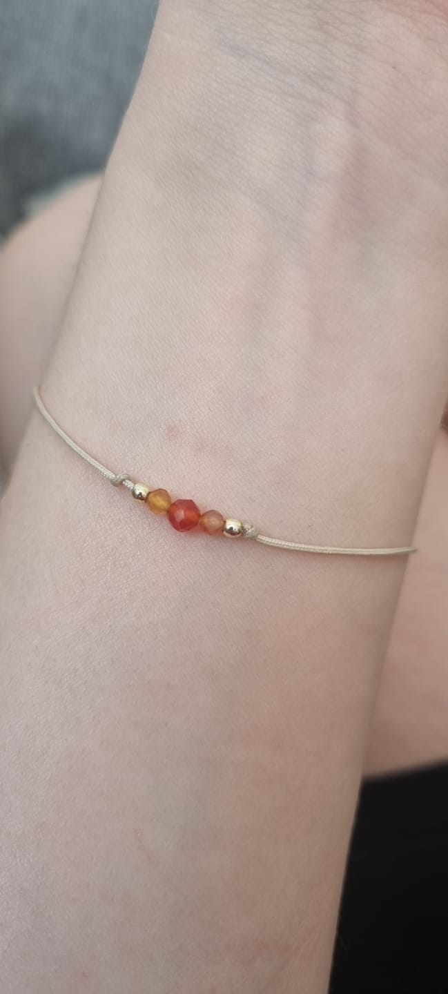 Customer photo review of Karneol Armband - Naturband