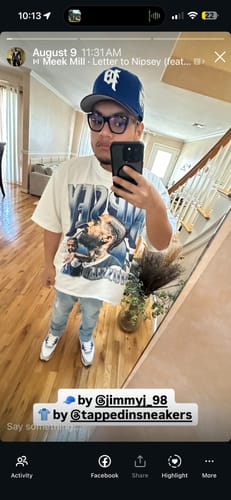 Customer photo review of "THE MARATHON CONTINUES" T-Shirt | @jimmyj_98 COLLAB
