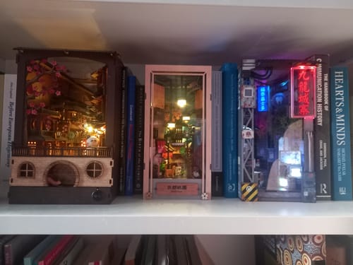 Customer photo review of Kowloon Walled City 2049 Book Nook Kit