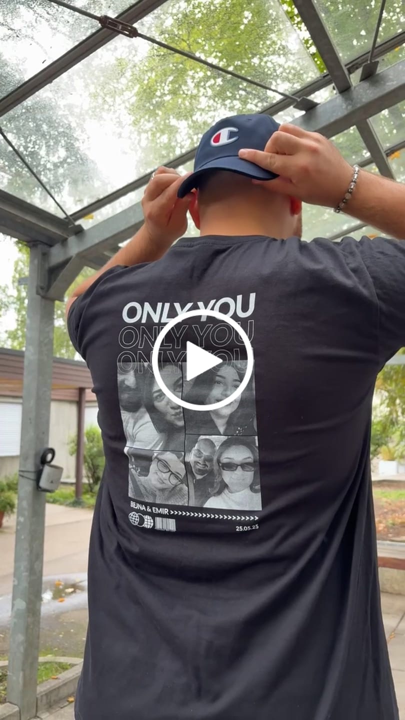 Customer video review of T-Shirt - Only you - Collage