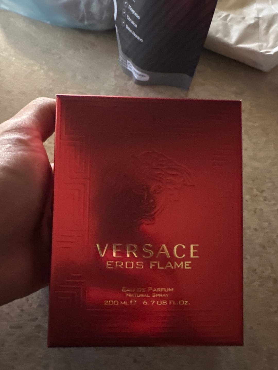 Customer photo review of Perfume Versace Eros Flame 200ml EDP