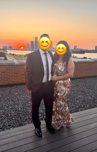 Customer photo review of Gold Dust Midi Dress by HELSI - RENTAL