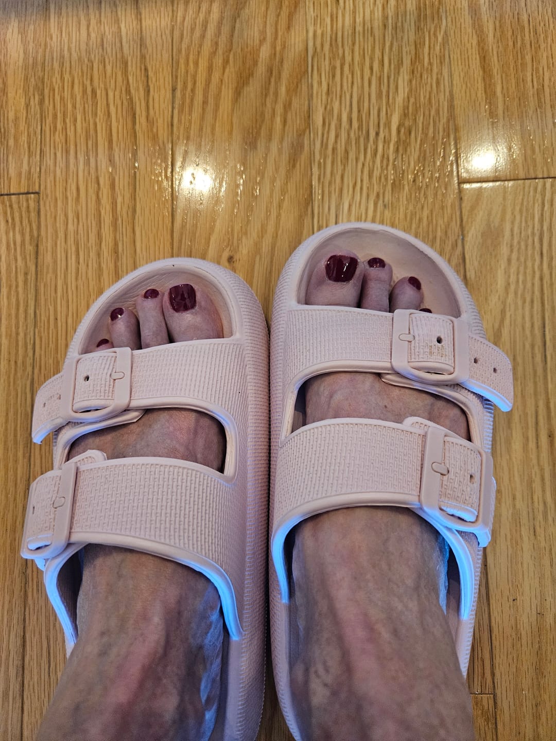 Customer photo review of Cushion Sandals - Cloud Slides
