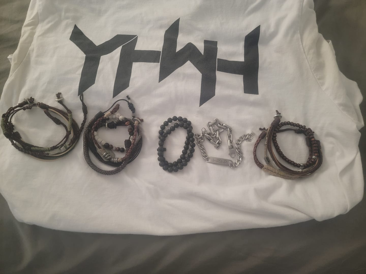 Customer photo review of Trinity Tribal WristPack- Jesus