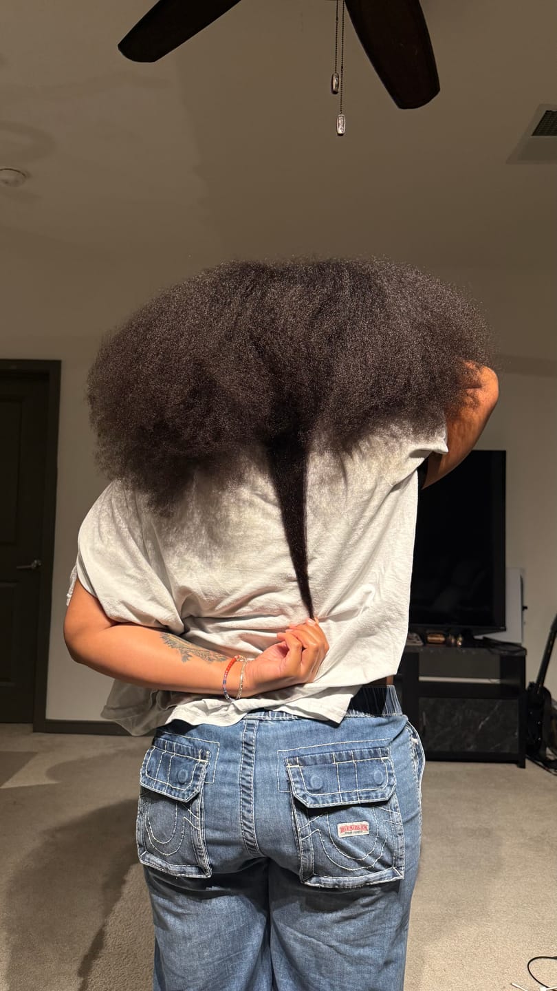 Customer photo review of Follicle Fuel Pro+ – Hair Growth Potion (Extra Strength)