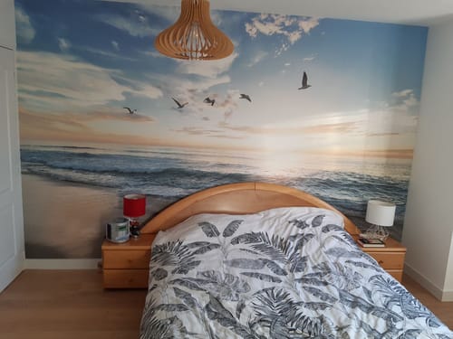 Customer photo review of Papier peint panoramique plage paradisiaque