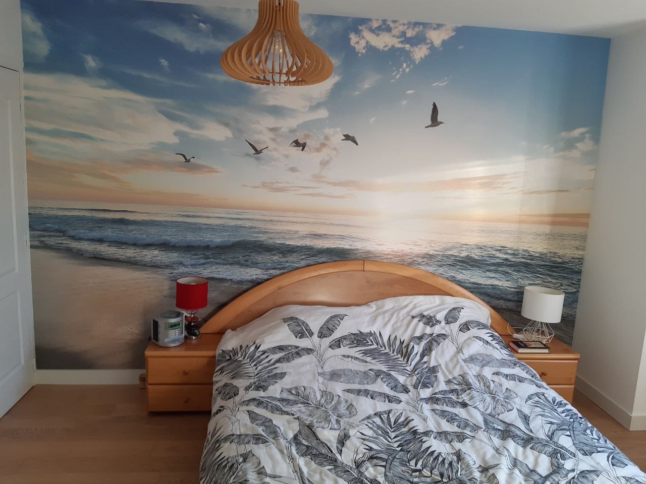 Customer photo review of Papier peint panoramique plage paradisiaque