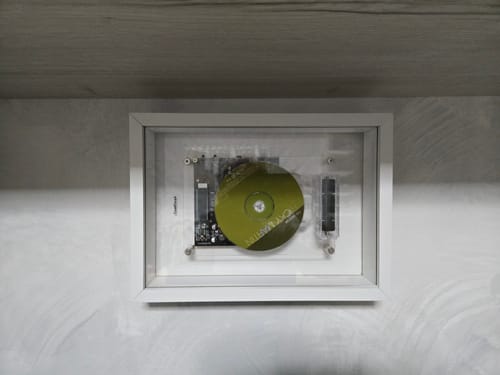Customer photo review of M1 Music Frame CD Player With Bluetooth
