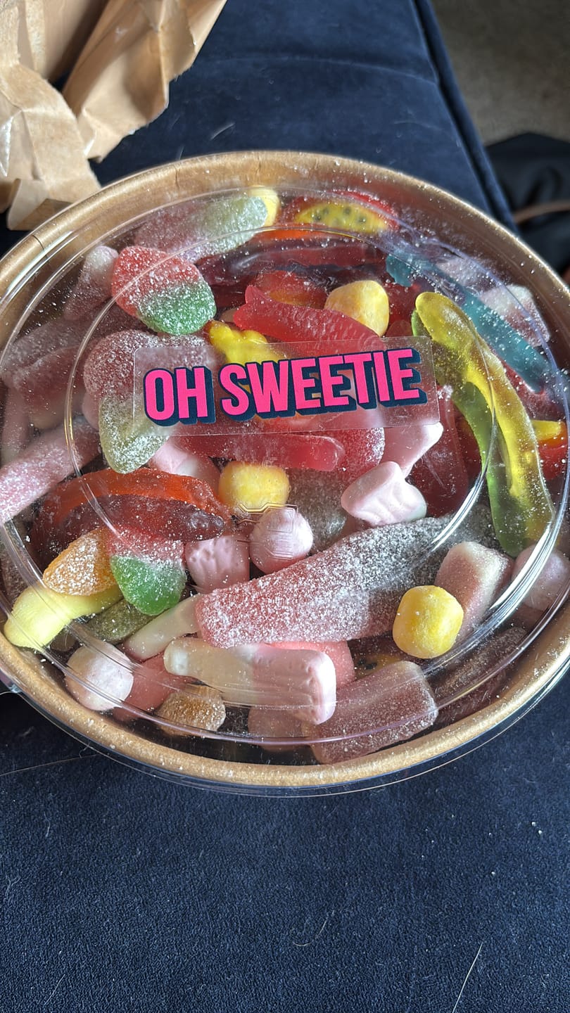 Customer photo review of Create Your Own Pick N Mix Bowl –  Choose 10 or 20 Sweets, Exactly How You Like It