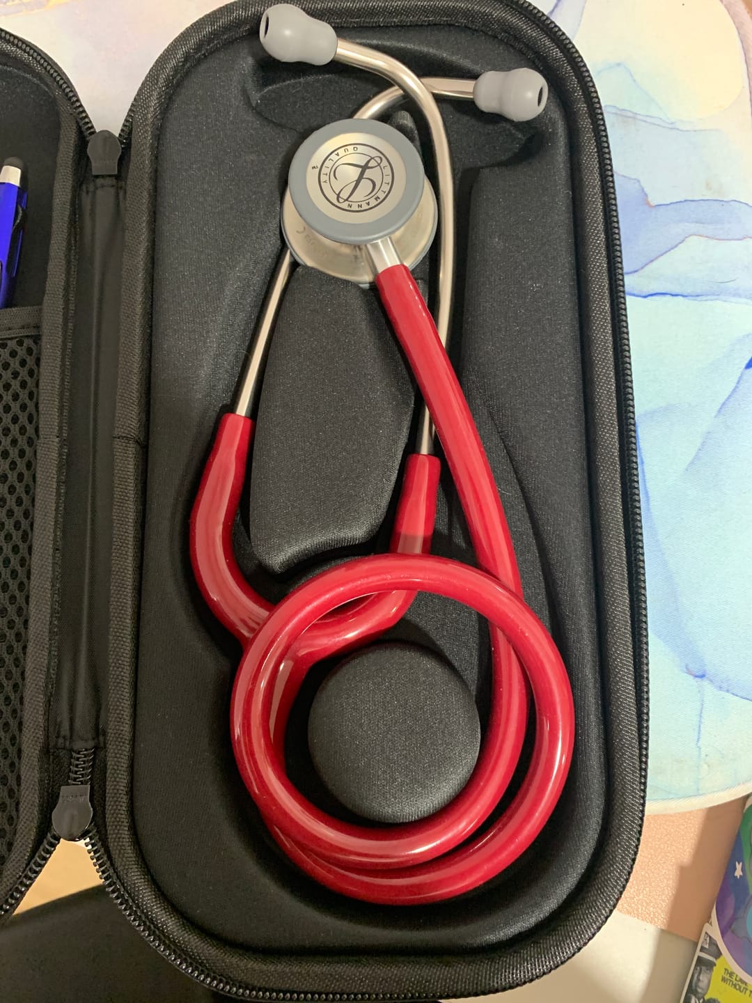 Customer photo review of Littmann Classic III Monitoring Stethoscope: Burgundy 5627